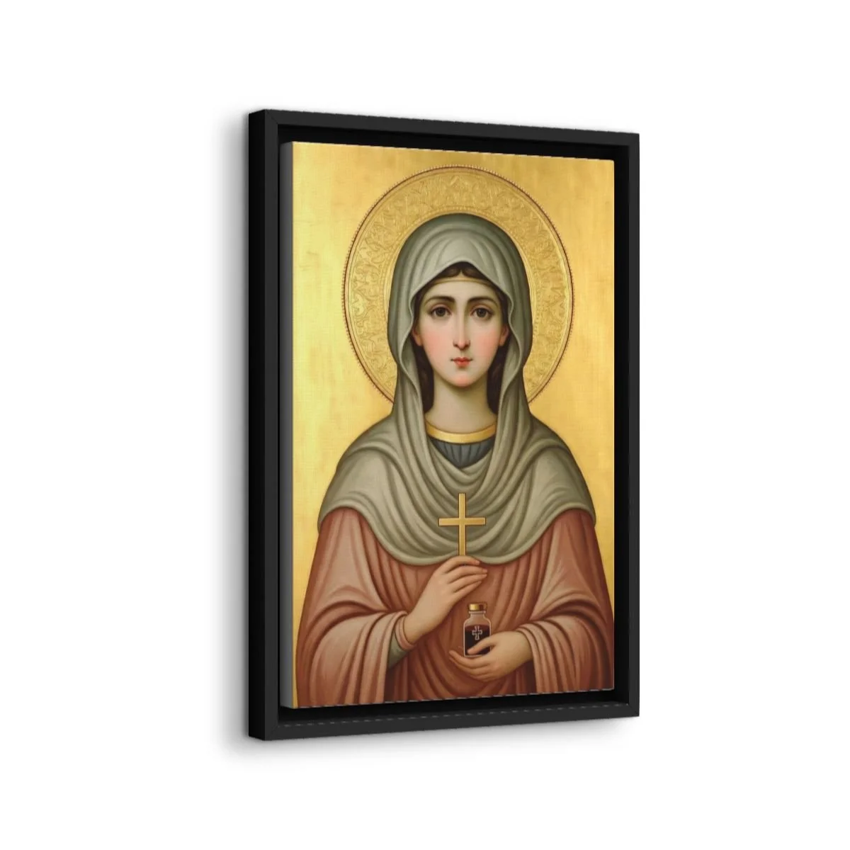 Saint Anastasia icon on gallery-wrapped canvas, product photo 2