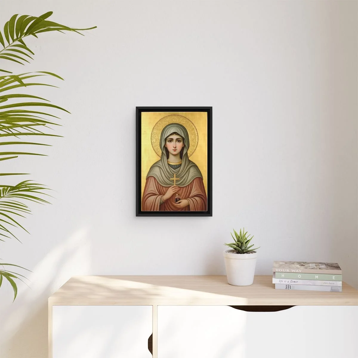 Saint Anastasia icon on gallery-wrapped canvas, product photo 3