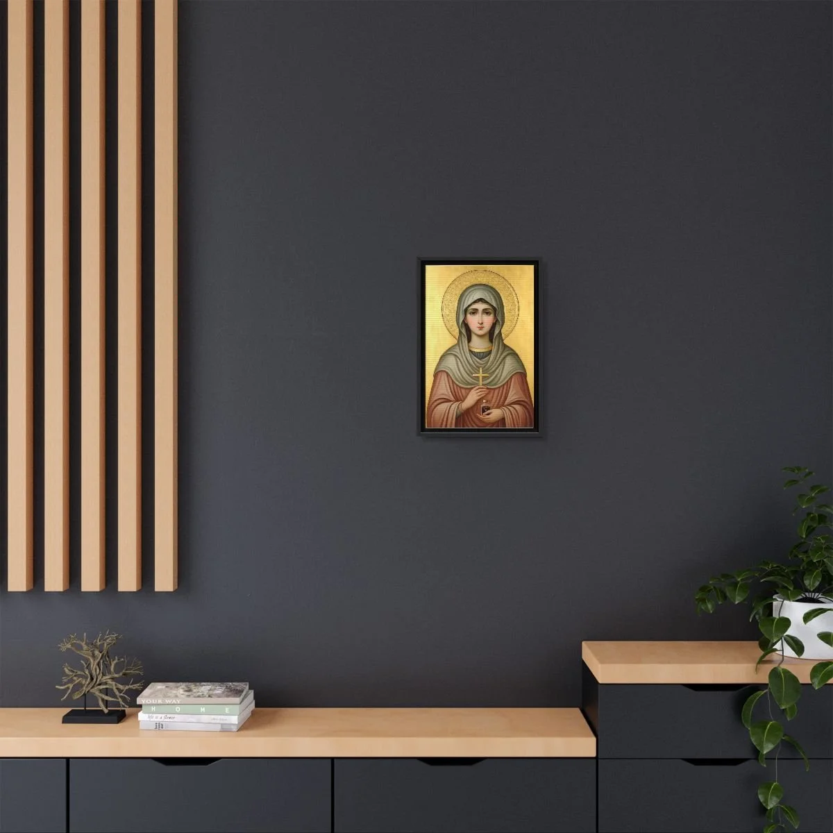 Saint Anastasia icon on gallery-wrapped canvas, product photo 4