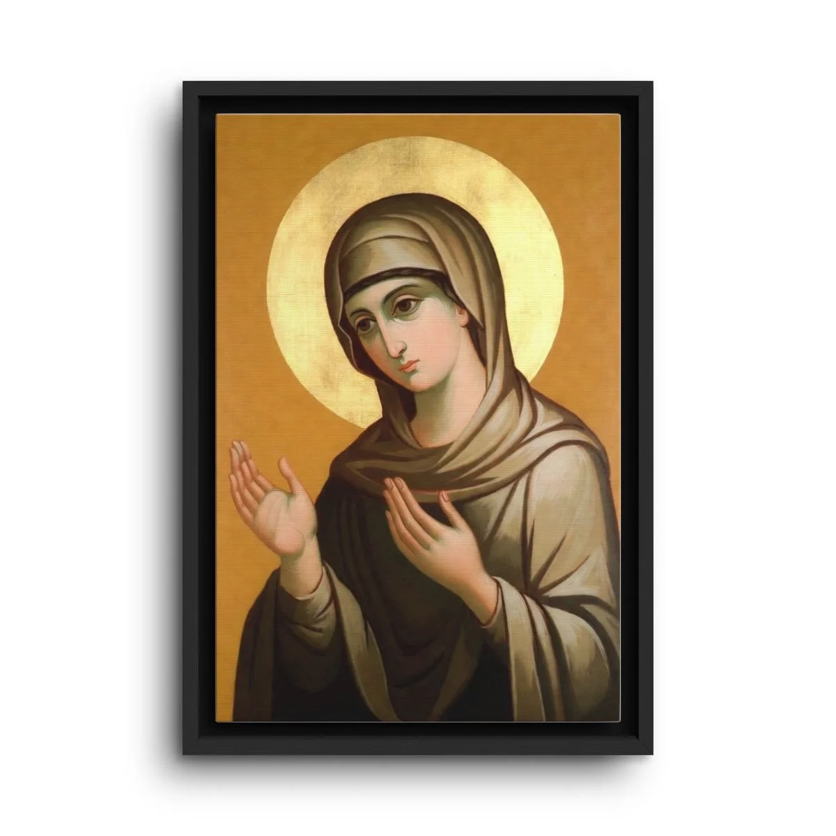 Saint Justina of Antioch framed canvas icon print