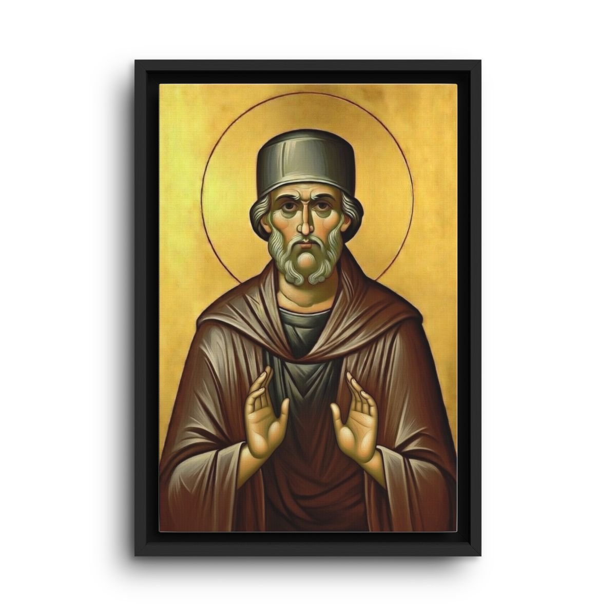 Saint Cyprian of Antioch framed canvas icon print