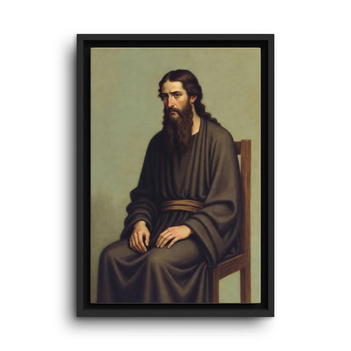 Saint Job the Much-Suffering framed canvas icon print