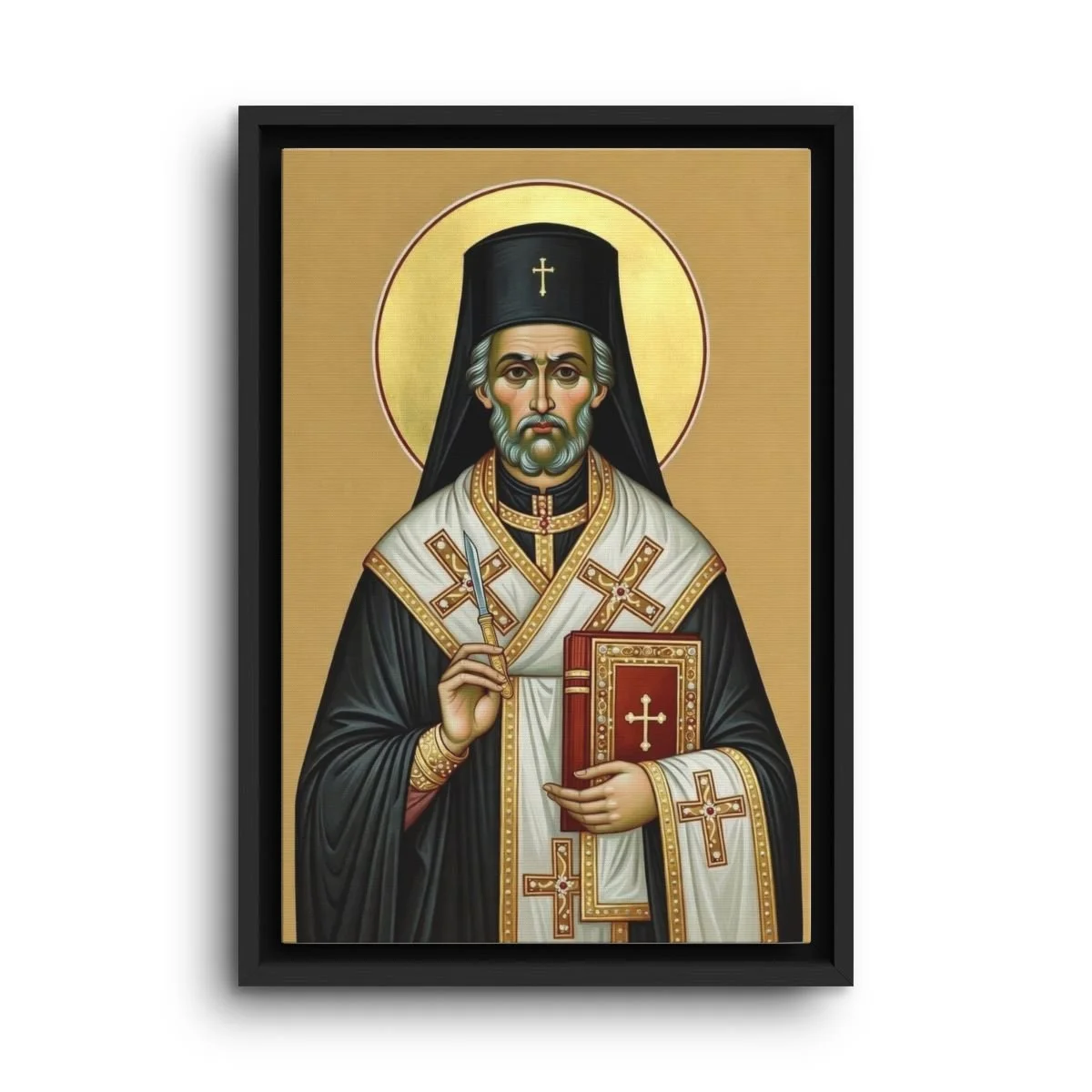 Saint Luke the Surgeon framed canvas icon print