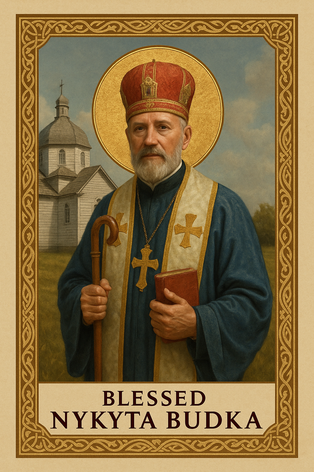 Blessed Nykyta Budka Prayer Card Ruthenian Catholic Martyr