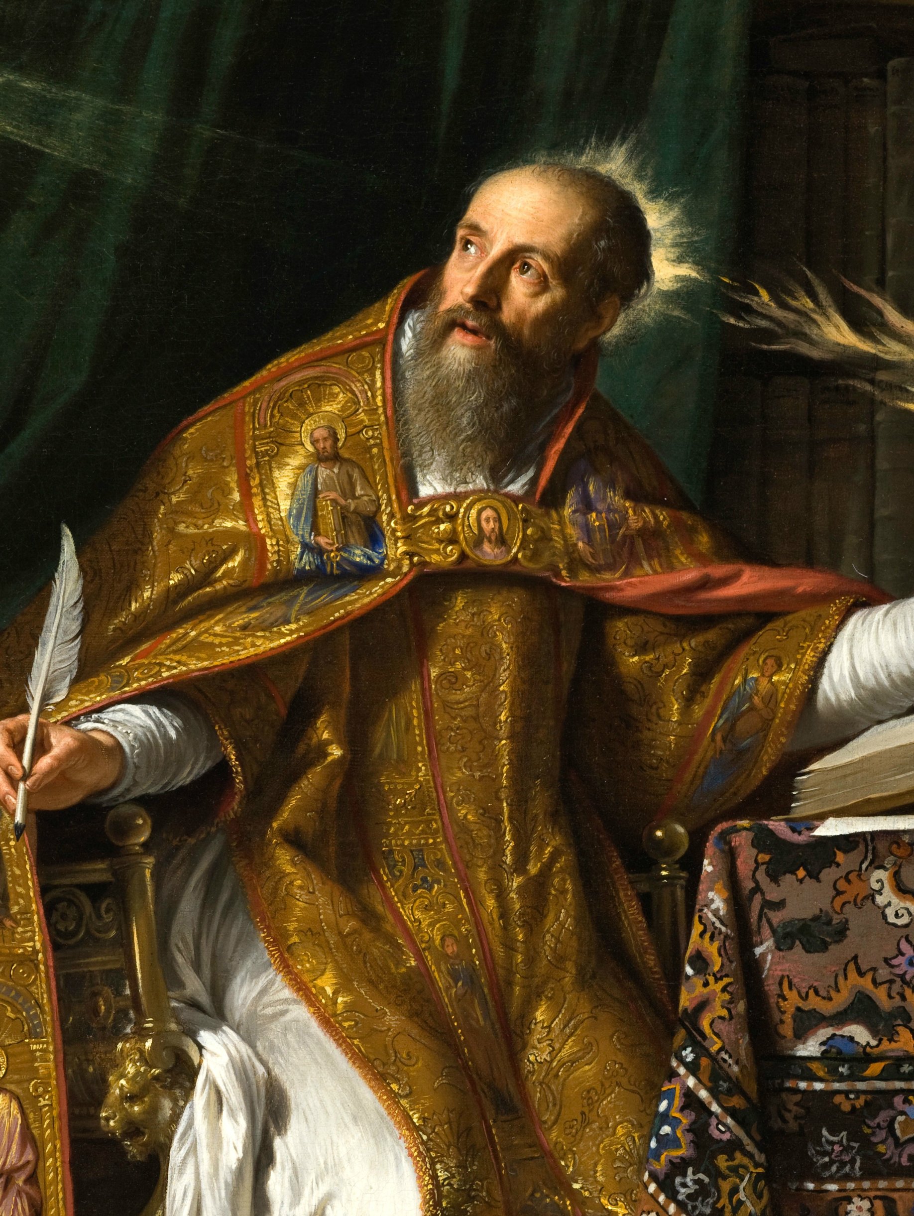 Saint Augustine of Hippo Prayer Card — Patron of Conversion, Restless Hearts & Seekers of Truth