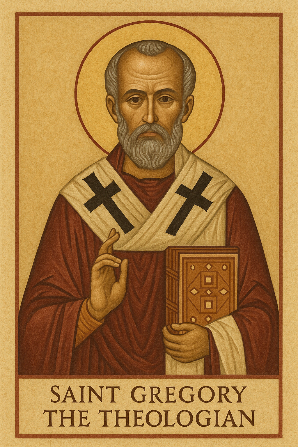 Saint Gregory the Theologian Prayer Card