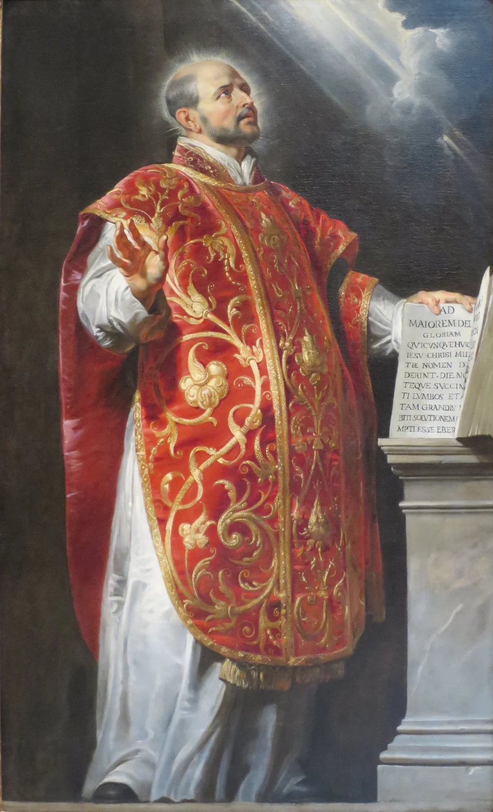 Saint Ignatius of Loyola Prayer Card