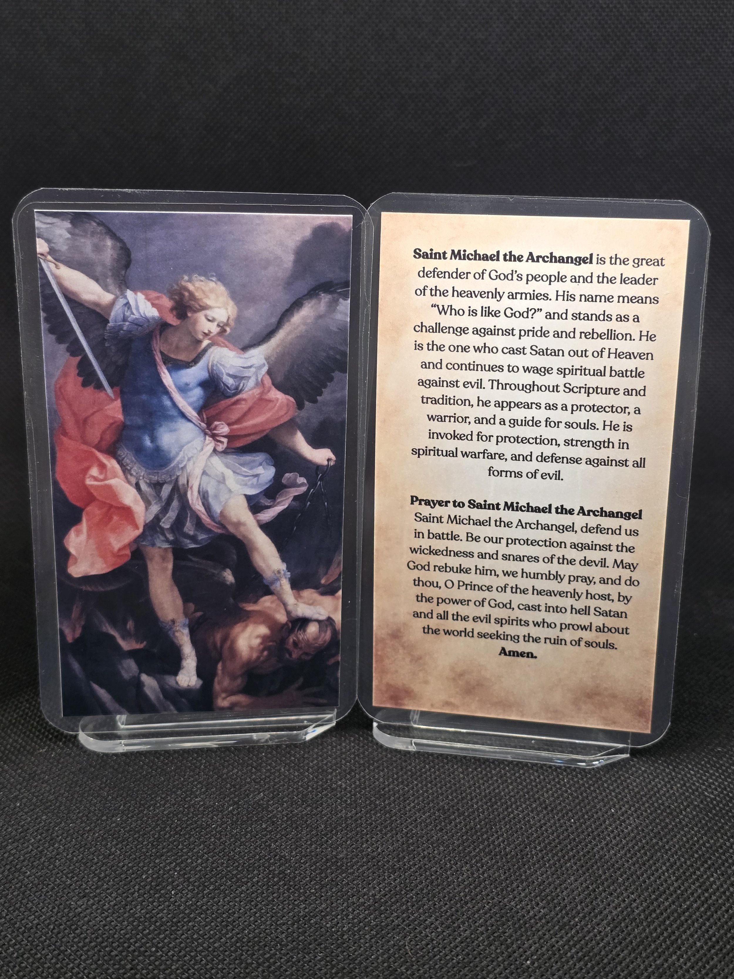 Saint Michael the Archangel Prayer Card.jpg