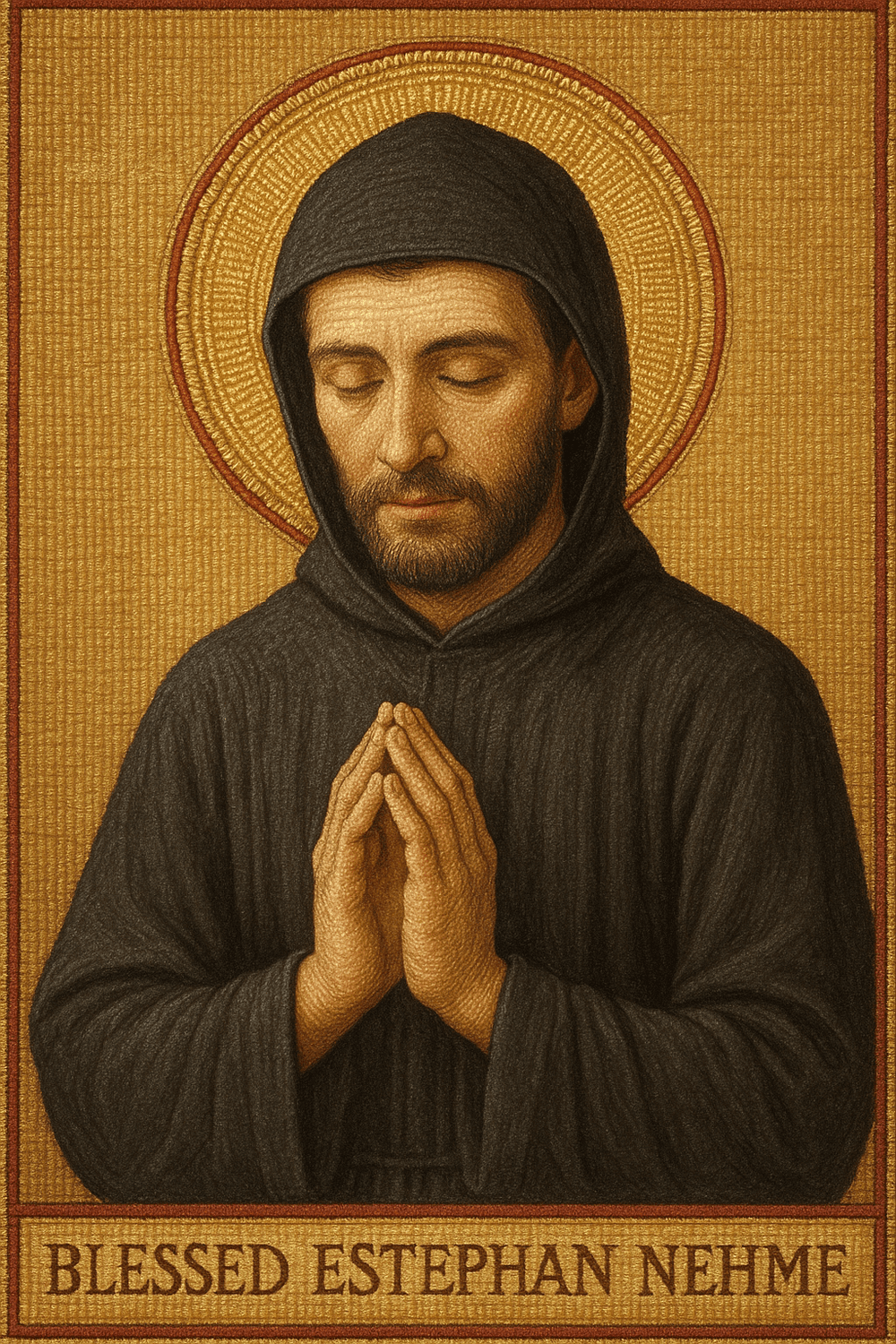 Blessed Estephan Nehmé Prayer Card — Maronite patron of hidden suffering and quiet endurance