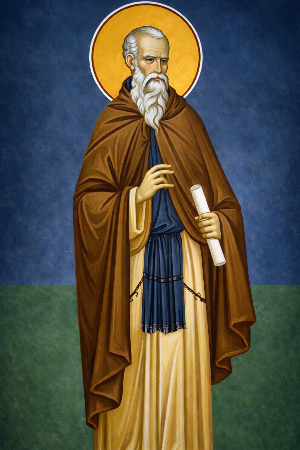 Abba Poemen the Great Prayer Card – Patron for Anger Control, Inner Peace & Healing Relationships