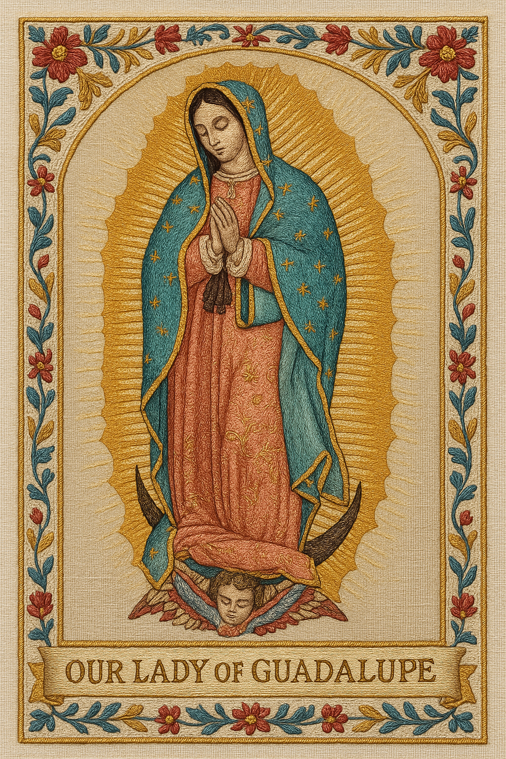 Our Lady of Guadalupe Prayer Card — Fertility & Pregnancy Protection