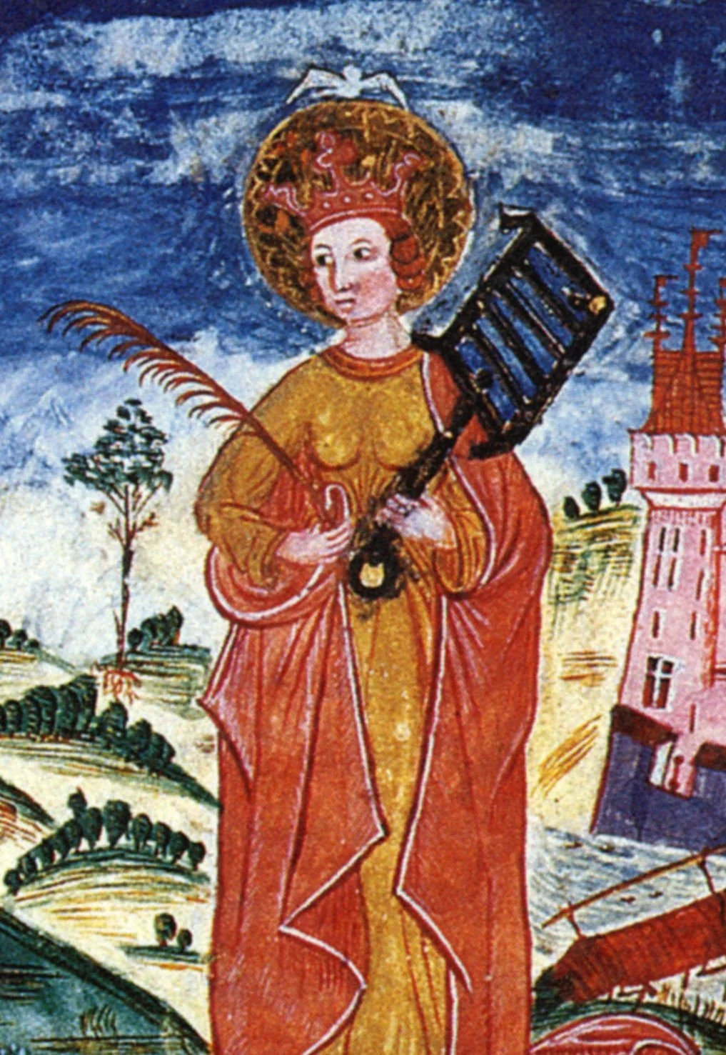 Saint Faith of Conques Prayer Card – Patron for Courage Under Persecution, Healing of Fear & Strength in Youthful Faith