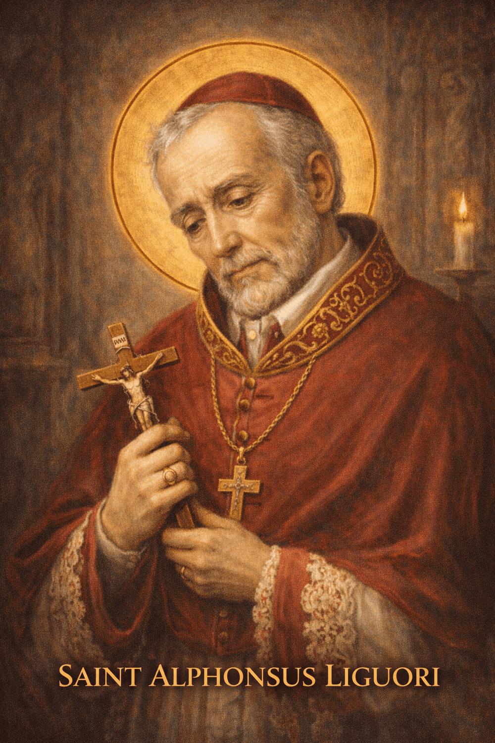 Saint Alphonsus Liguori Prayer Card