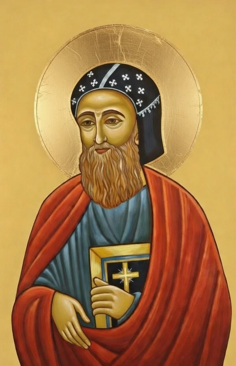 Saint Jacob Baradaeus (Mor Yaqub) Prayer Card – Patron for Perseverance Under Persecution, Strength in Spiritual Burnout & Courage to Preserve the Faith