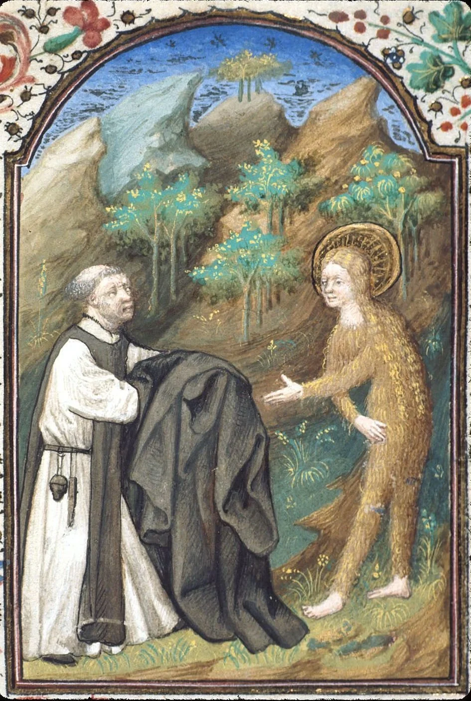 Saint Zosimas of Palestine Prayer Card – Patron for Overcoming Addiction, Freedom from Lust & Returning to God After Moral Failure