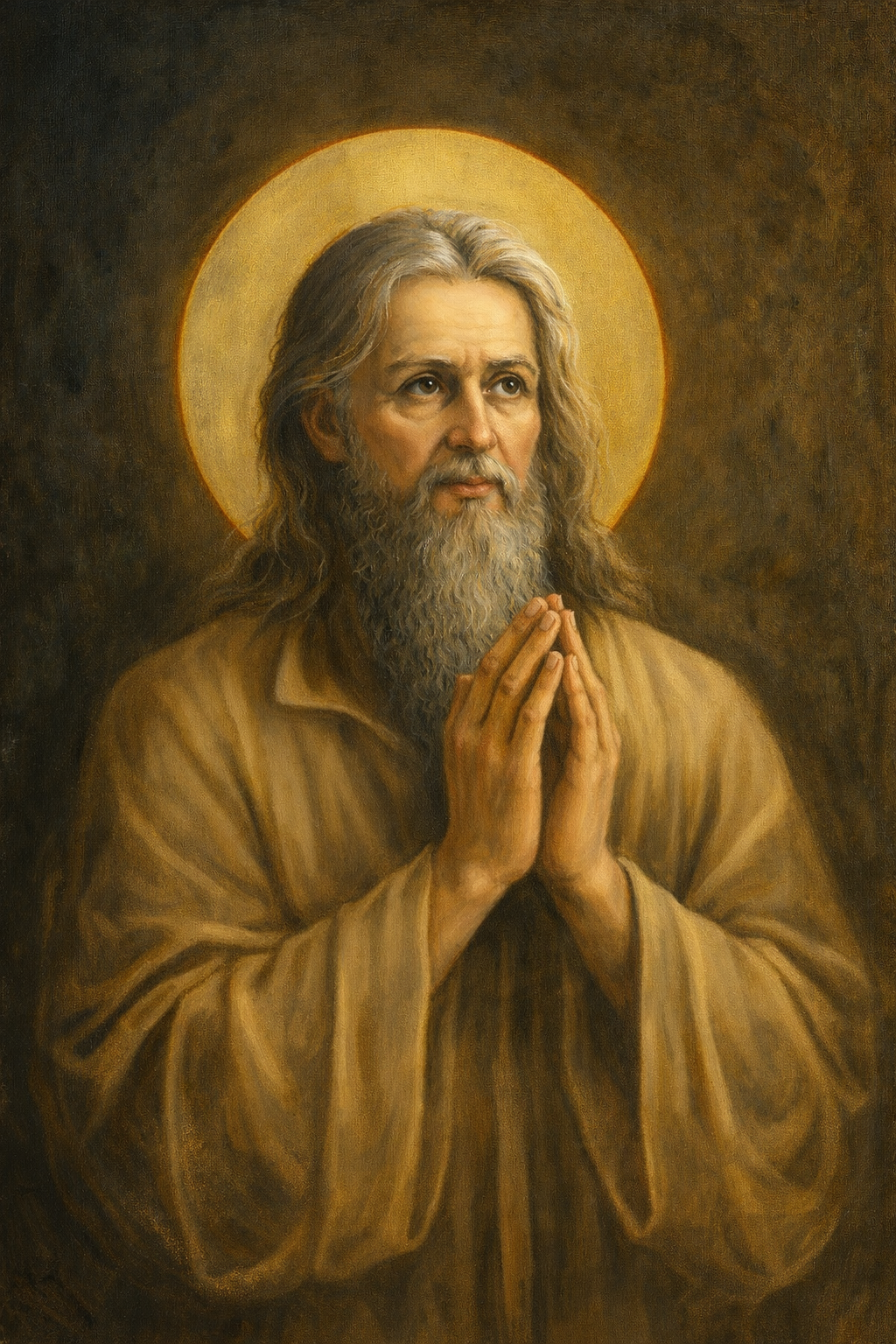 Blessed Andrew of Totma Prayer Card – Patron for Humility in Hardship, Freedom from Pride & Trusting God in Obscurity