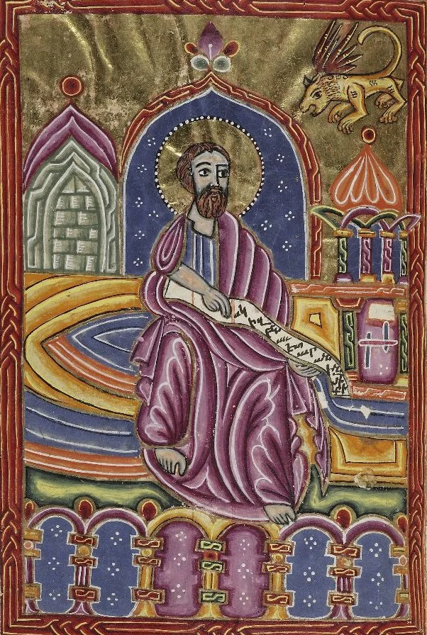 Saint Mark the Evangelist Prayer Card - For Evangelization, Missionaries, Writers & Courage to Proclaim Christ