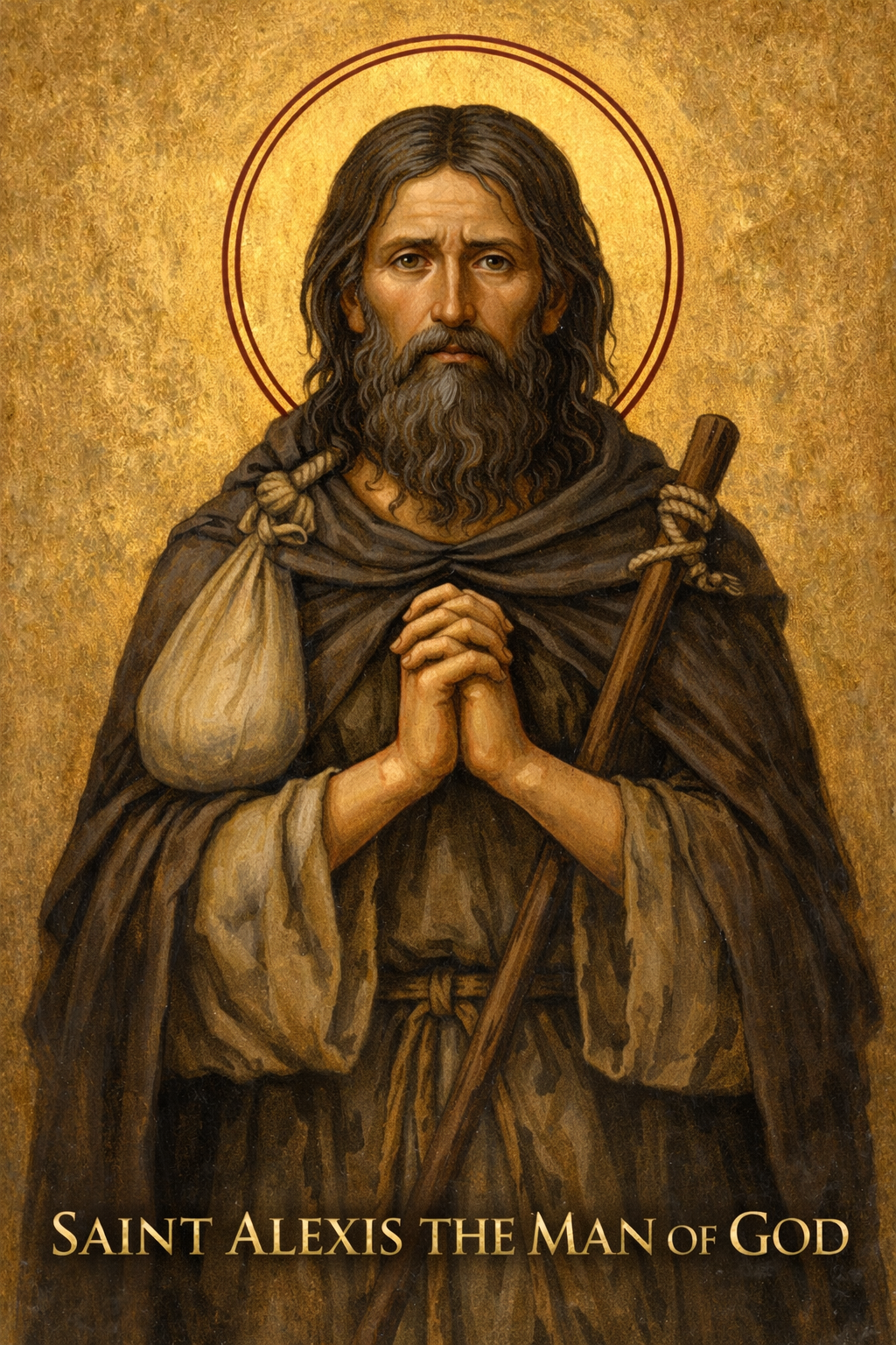 Saint Alexis the Man of God Prayer Card