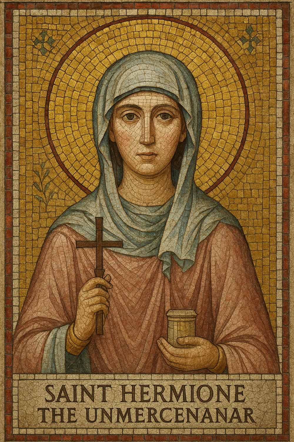 Saint Hermione Prayer Card