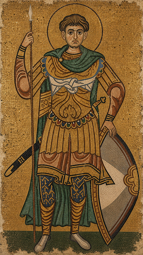 Saint Demetrios Prayer Card