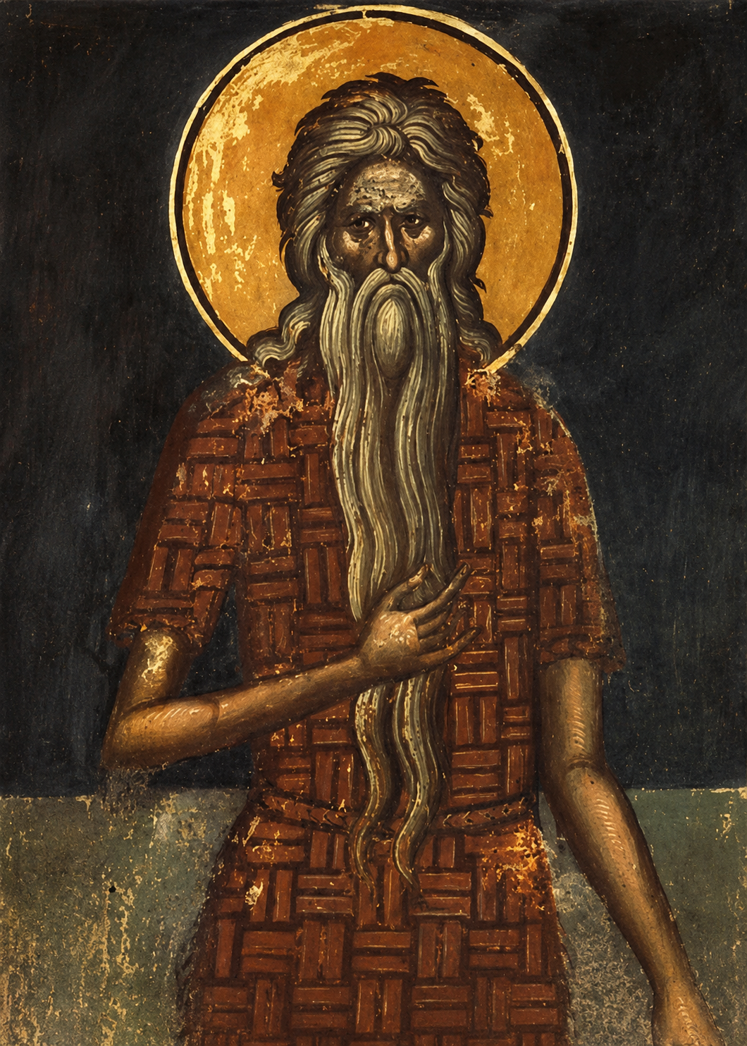 Saint Paul of Thebes Prayer Card – Patron for Emotional Isolation, Spiritual Burnout & Strength During Long Trials