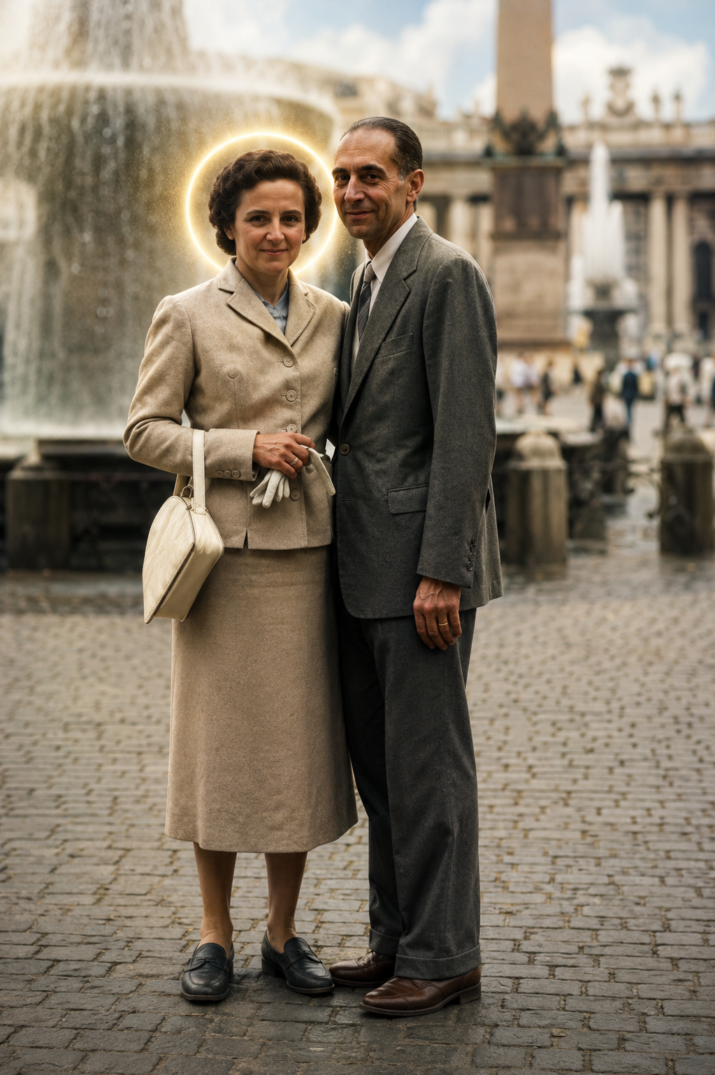 Saint Gianna Beretta Molla and Pietro Molla Prayer Card – Patrons for High-Risk Pregnancy, Marriage Crisis & Trusting God With Family