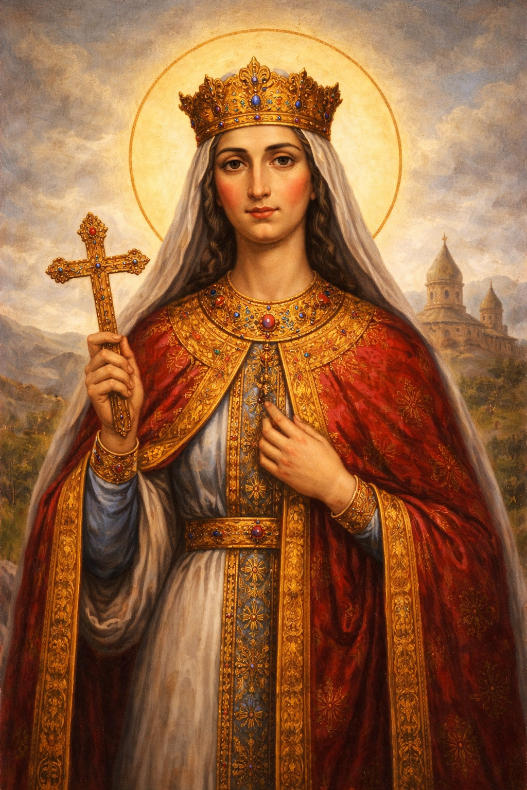 Saint Ashkhen Prayer Card – Patron for Family Conversion, Courage in Marriage & Faith During National Crisis