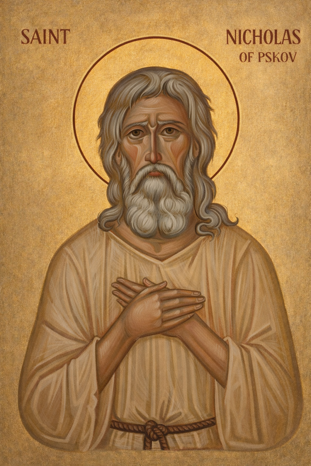 Nicholas of Pskov Prayer Card – Patron for Protection from Tyranny, Courage Under Threat & Bold Faith in Dangerous Times