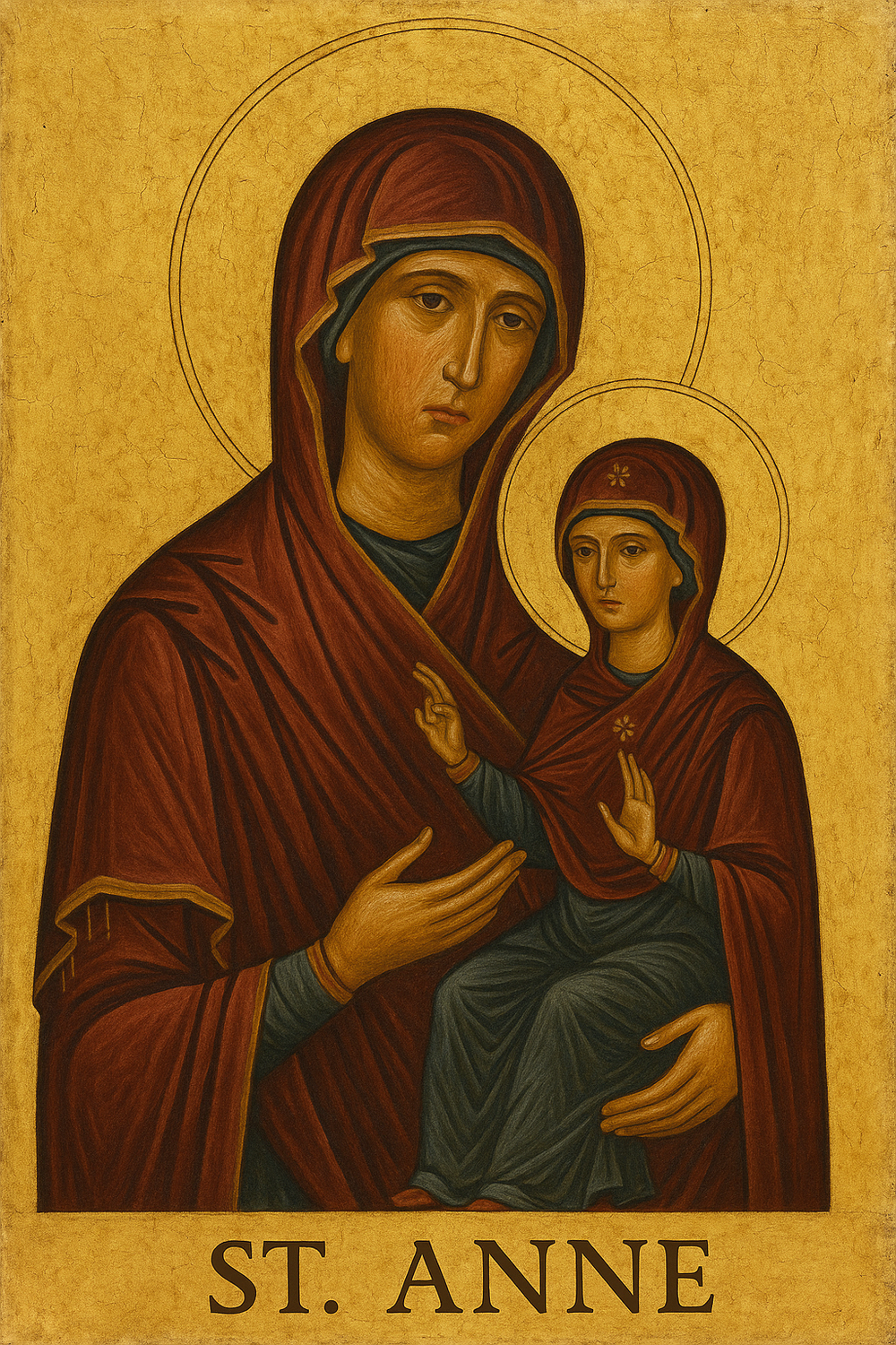 Saint Anne Prayer Card