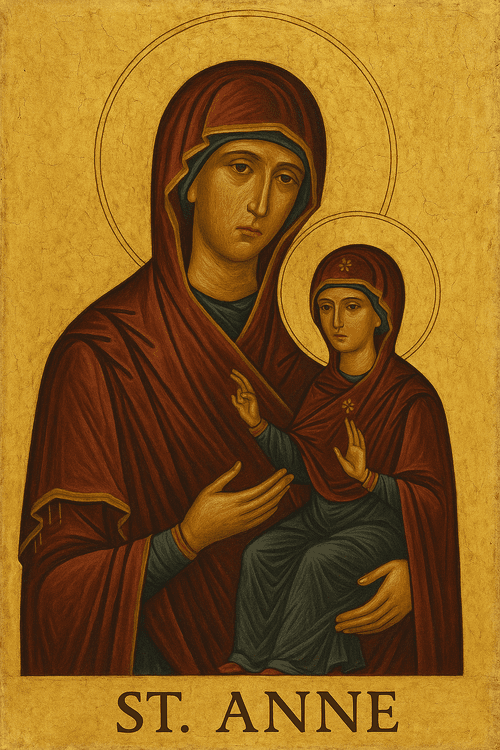 Saint Anne Prayer Card