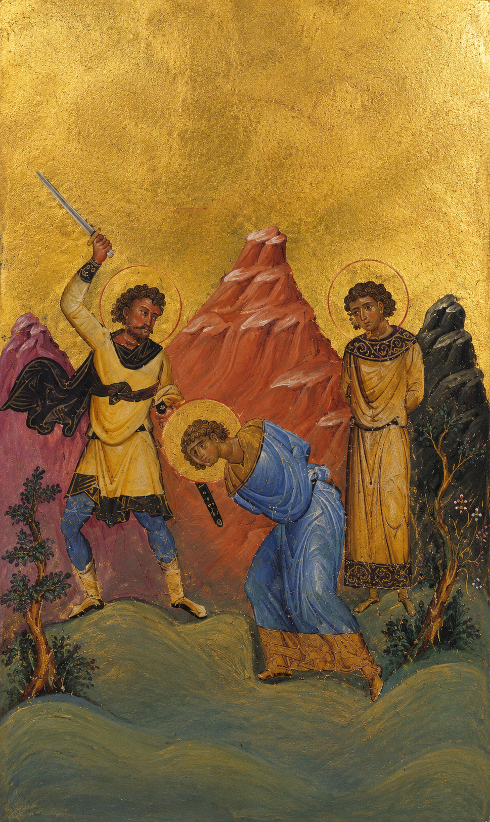 Saints Sergius and Bacchus Prayer Card | For Soldiers, Christian Brotherhood & Courage