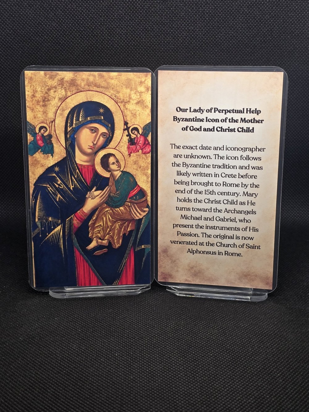 Our Lady of Perpetual Help Prayer Card
