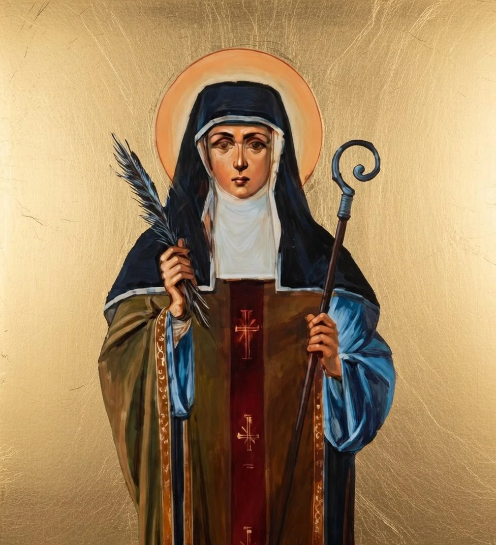 Saint Gayane Prayer Card – Patron for Spiritual Leadership, Protecting the Vulnerable & Courage to Stand Against Abuse of Power