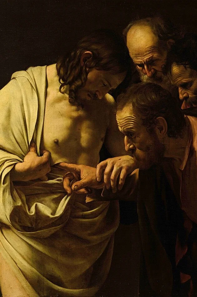 Doubting Thomas, Saint Thomas the Apostle Prayer Card, Faith Through Doubt