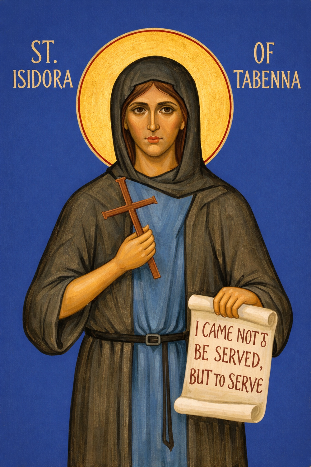 Isidora of Tabenna Prayer Card