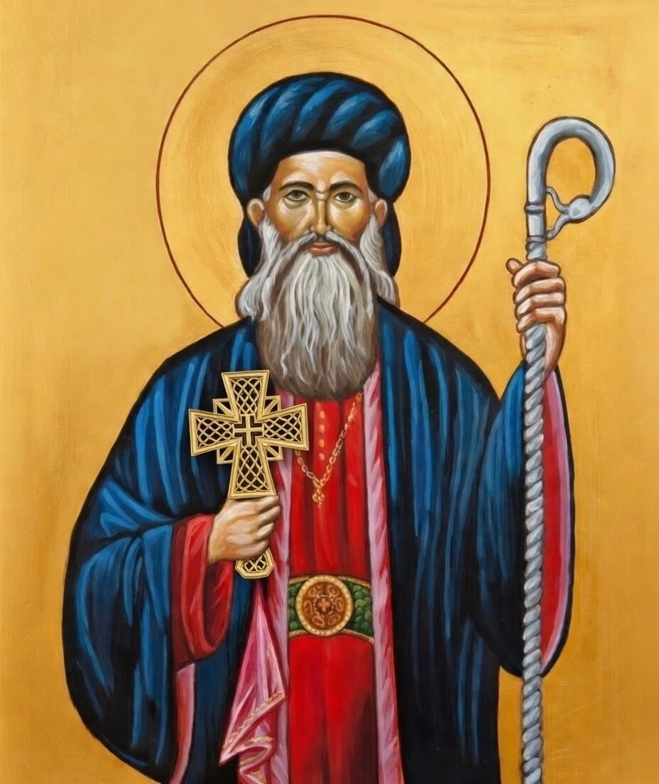 Saint Gregorios of Parumala Prayer Card — first canonized saint of India Oriental Orthodox
