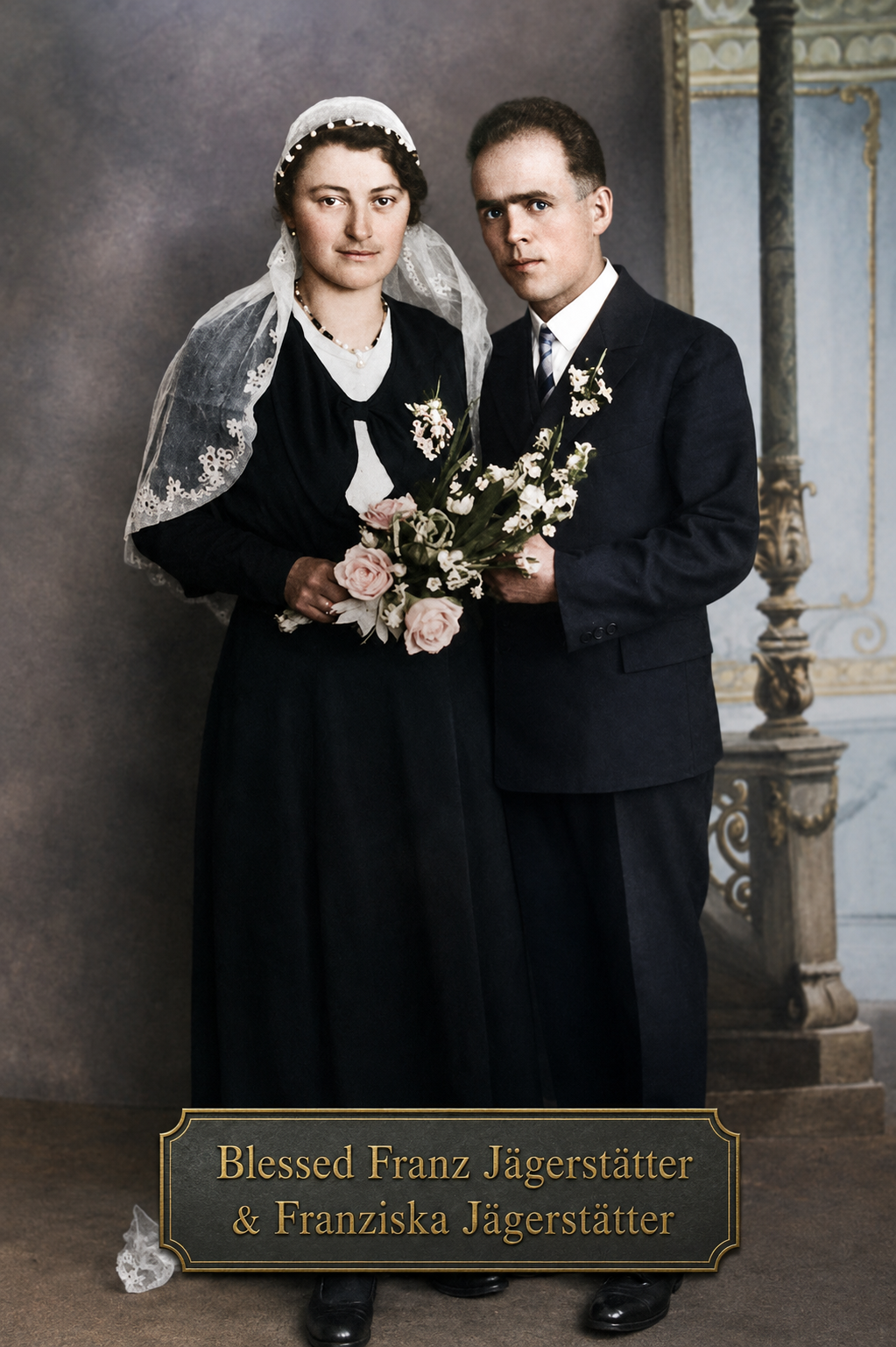 Blessed Franz & Franziska Prayer Card