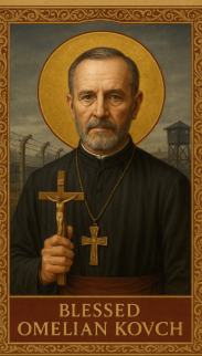 Blessed Omelian Kovch Prayer Card Ukrainian Catholic Martyr