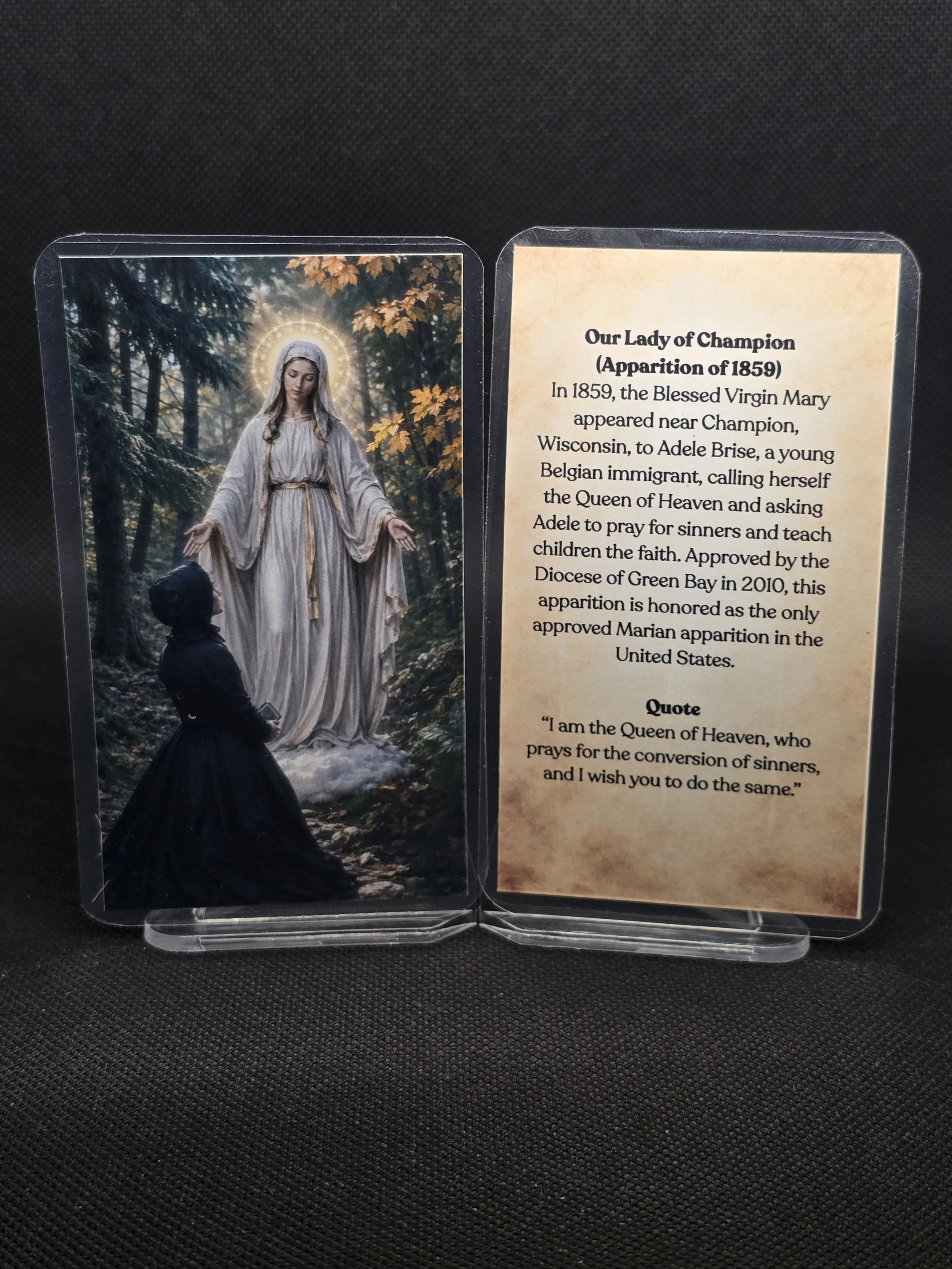 Our Lady of Champion - Prayer Card