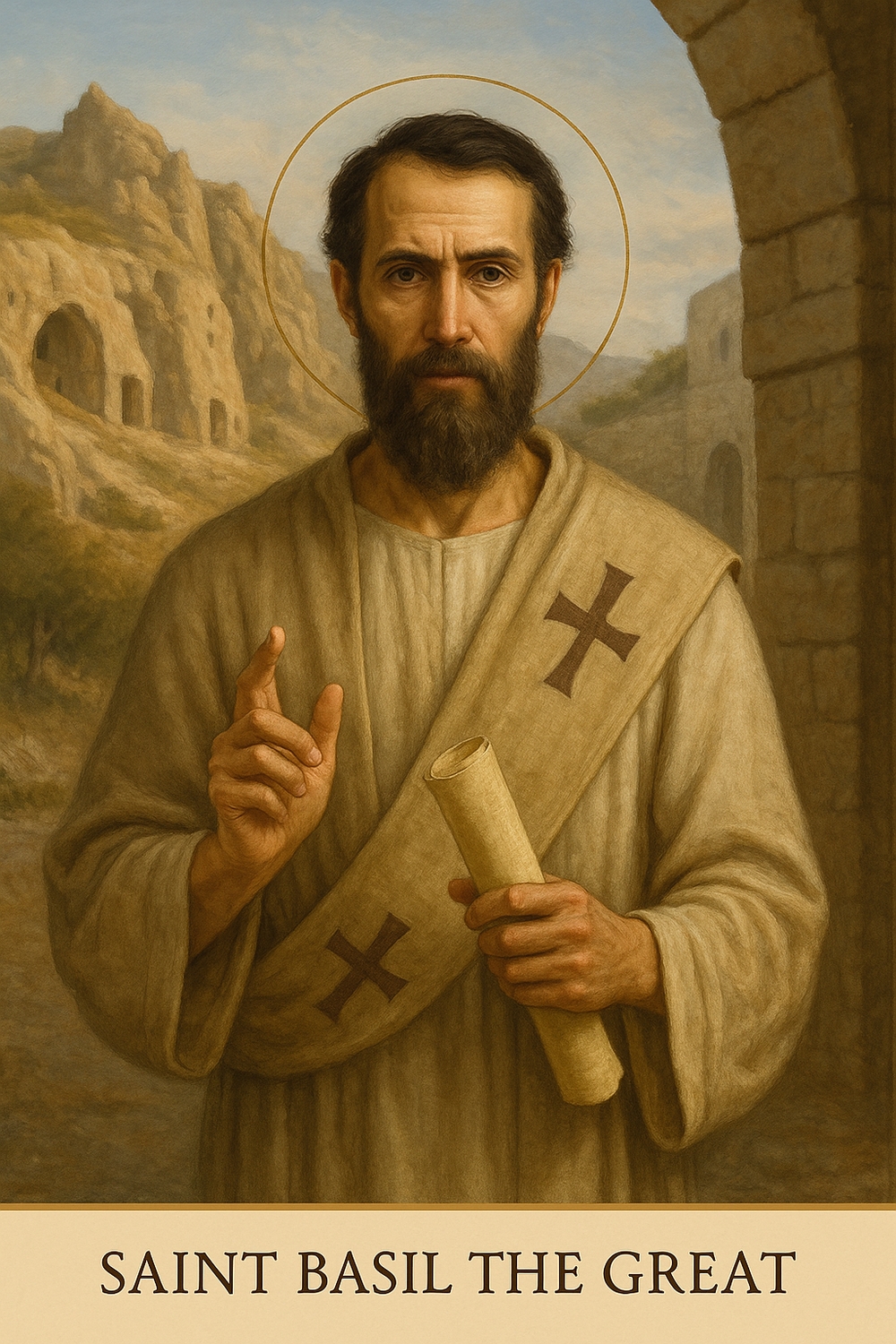 Saint Basil the Great Prayer Card