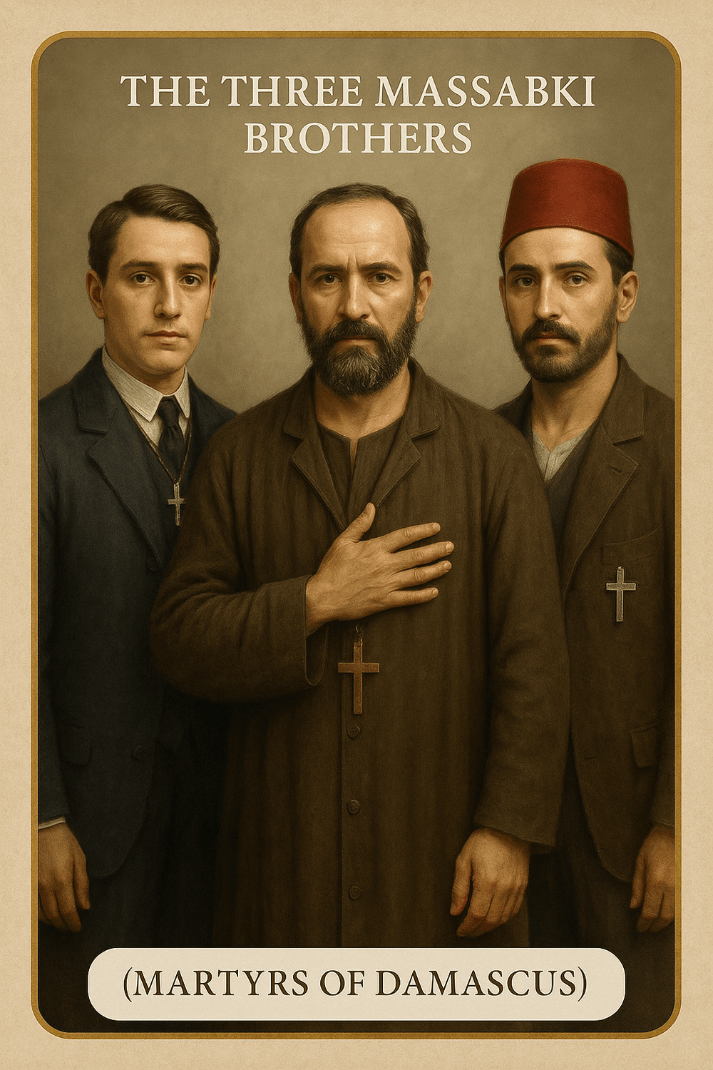Saints Francis, Abdel Moati, and Raphael Massabki — Martyrs of Damascus
