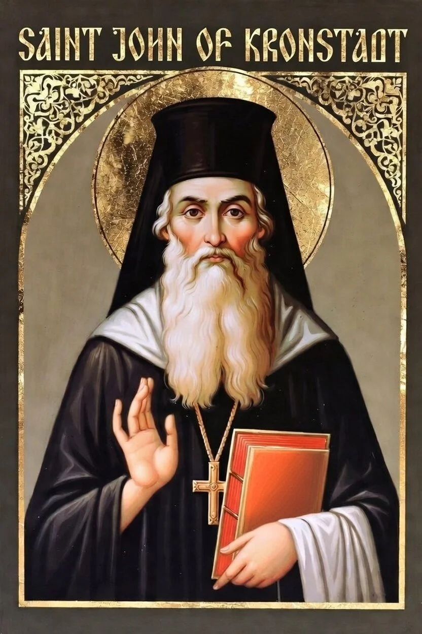 Saint John of Kronstadt Prayer Card