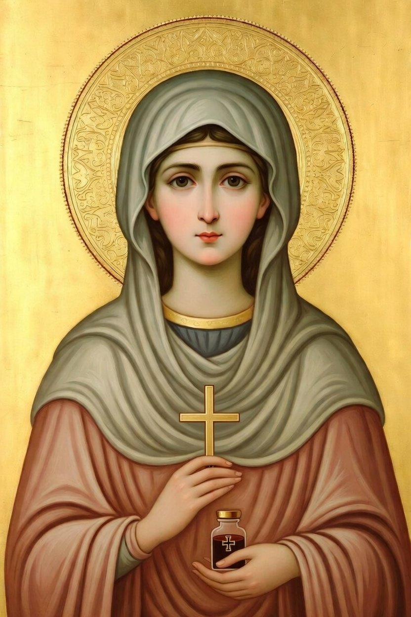 Saint Anastasia the Deliverer from Potions Prayer Card