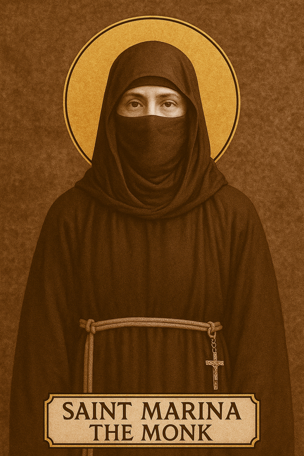 Saint Marina the Monk Prayer Card