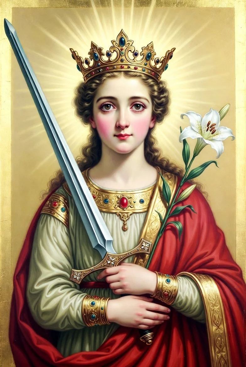 Saint Dymphna Prayer Card