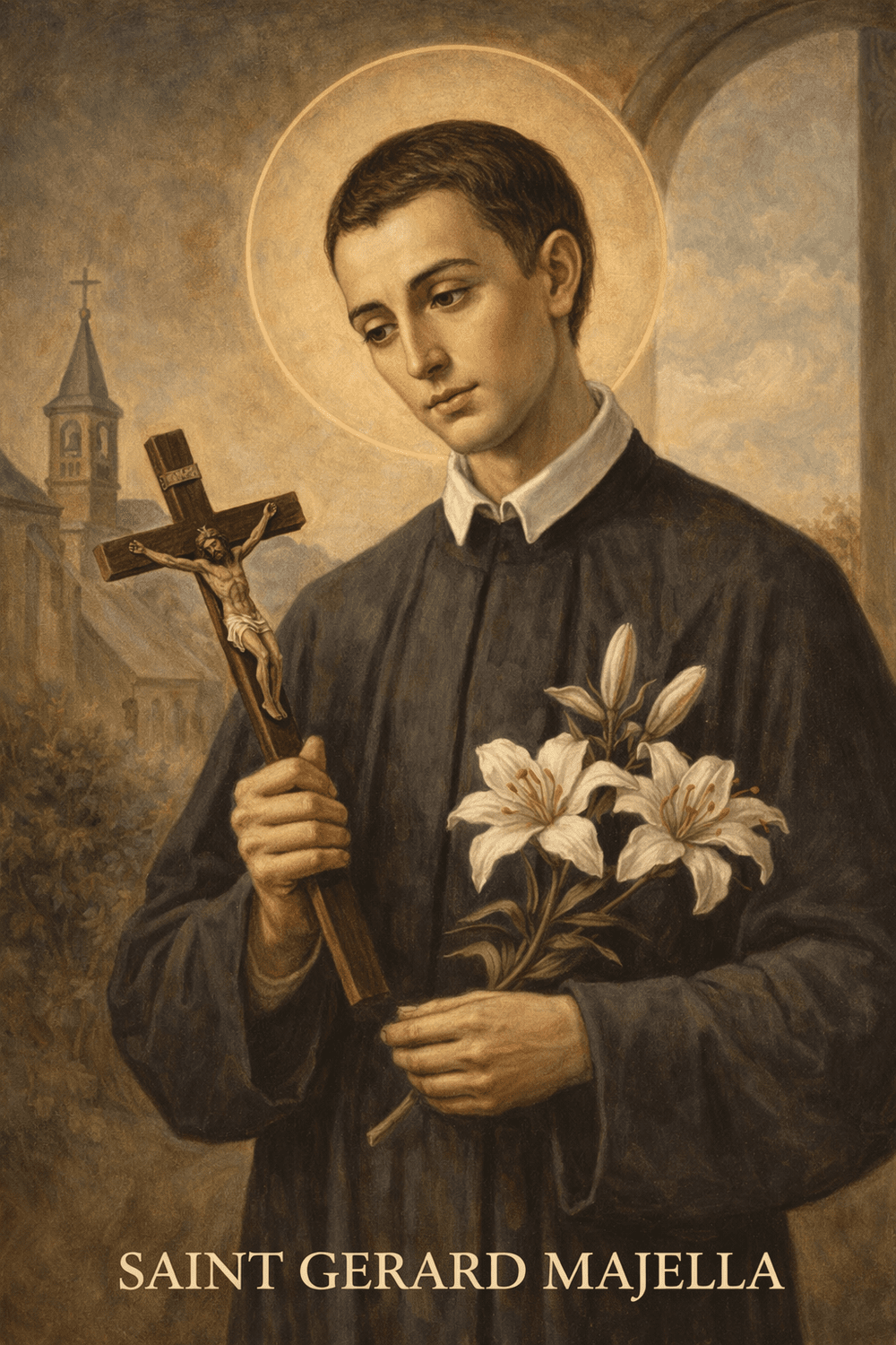 Saint Gerard Majella Prayer Card — Patron for Pregnancy & Expectant Mothers