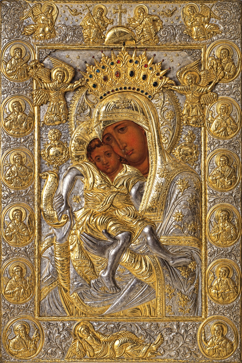 Axion Estin Prayer Card – It Is Truly Meet Theotokos of Mount Athos