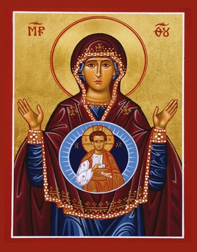 Theotokos with Christ Icon