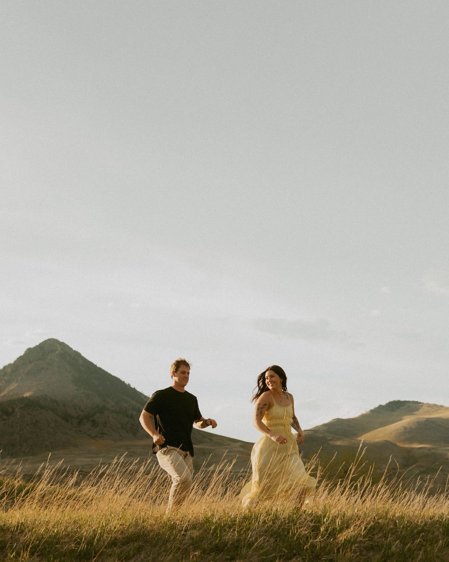 Won&rsquo;t ever and will never truly get over how stunning this mountain engagement session was. 

Montana never disappoints. 🤍 
Newly engaged? Link in bio to inquire about an engagement session! 

#montanaengagementphotographer
#montanaweddingphot