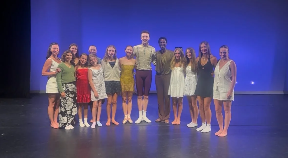 How lucky are our dancers to witness such talent right here at home?! Thank you @isabellaboylston @calvinroyaliii and @cydoherty for offering us the privilege of watching the magic unfold live, before the show takes stage. We are so grateful- and in 